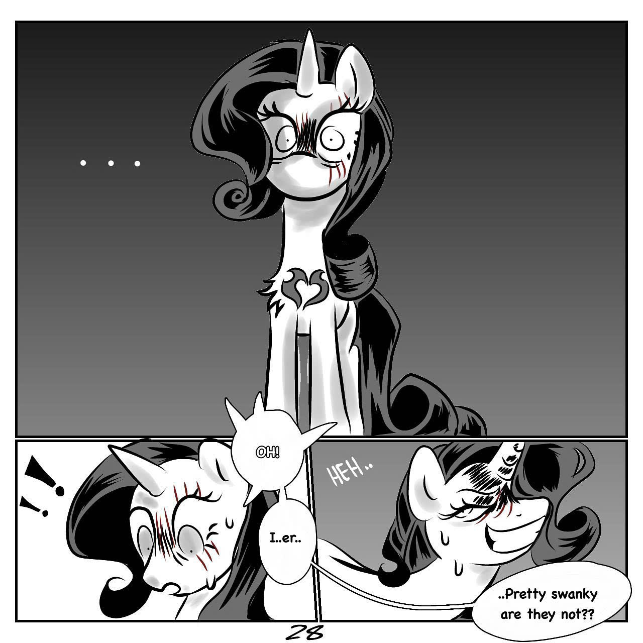 Mlp Rarity Sinclair #3592413 - semi-grimdark, artist:sinclairdugore, rarity, pony, unicorn ...