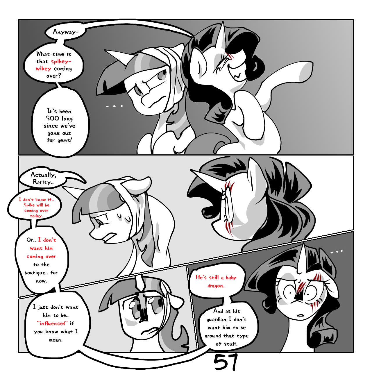 Mlp Rarity Sinclair #3592495 - semi-grimdark, artist:sinclairdugore, rarity, twilight ...