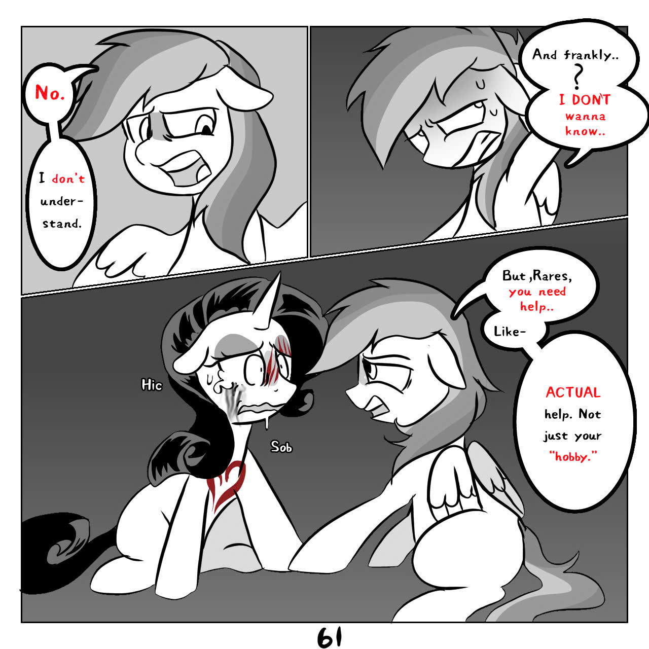 Mlp Rarity Sinclair #3592507 - semi-grimdark, artist:sinclairdugore, rainbow dash, rarity ...