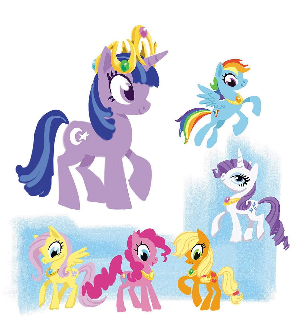 #3592669 - safe, artist:paul rudish, applejack, fluttershy, pinkie pie ...