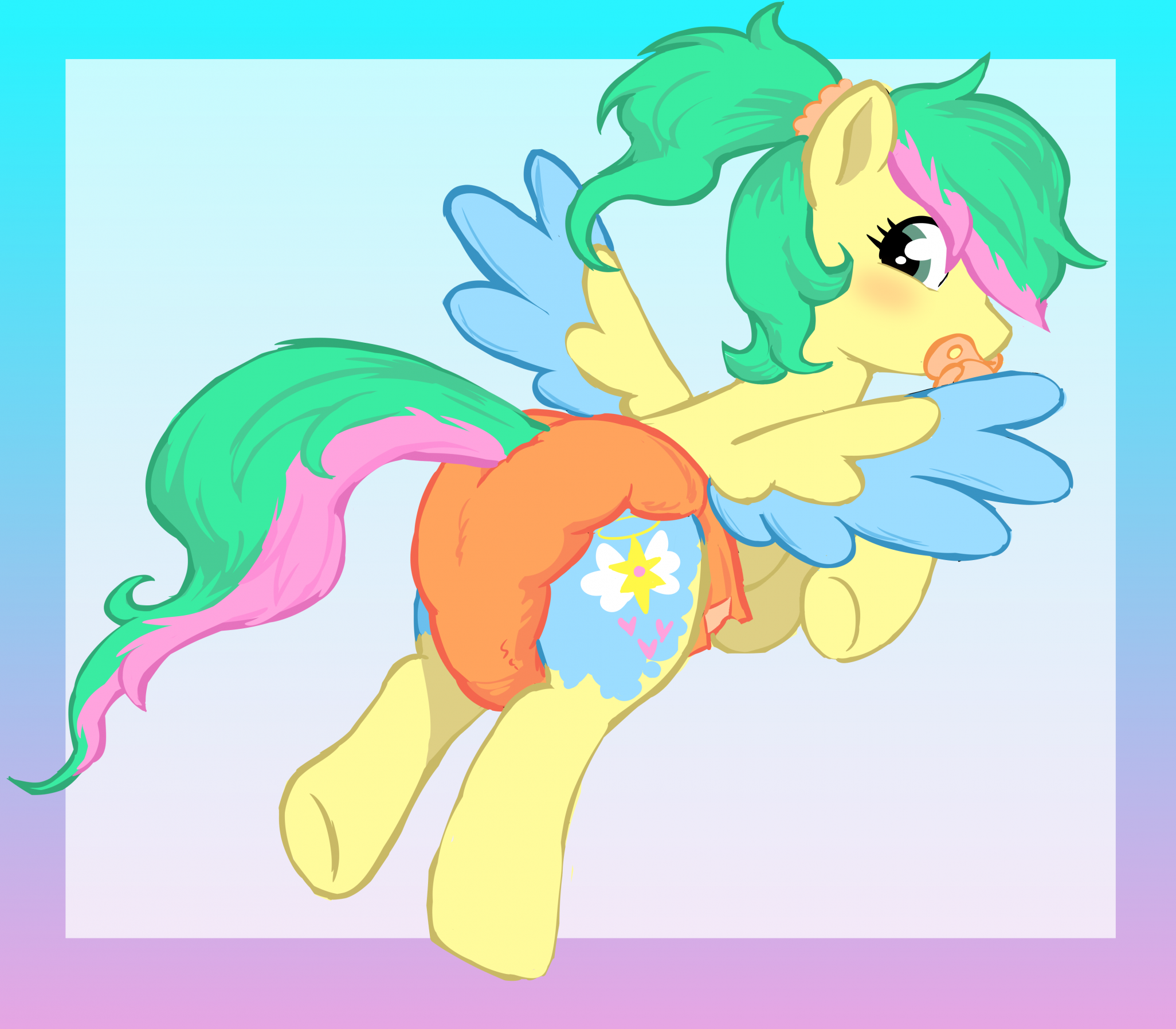 Oc With Pacifier Deviantart #3648174 - safe, artist:onc3l3rphobix, oc, oc only, oc:onc, pegasus ...