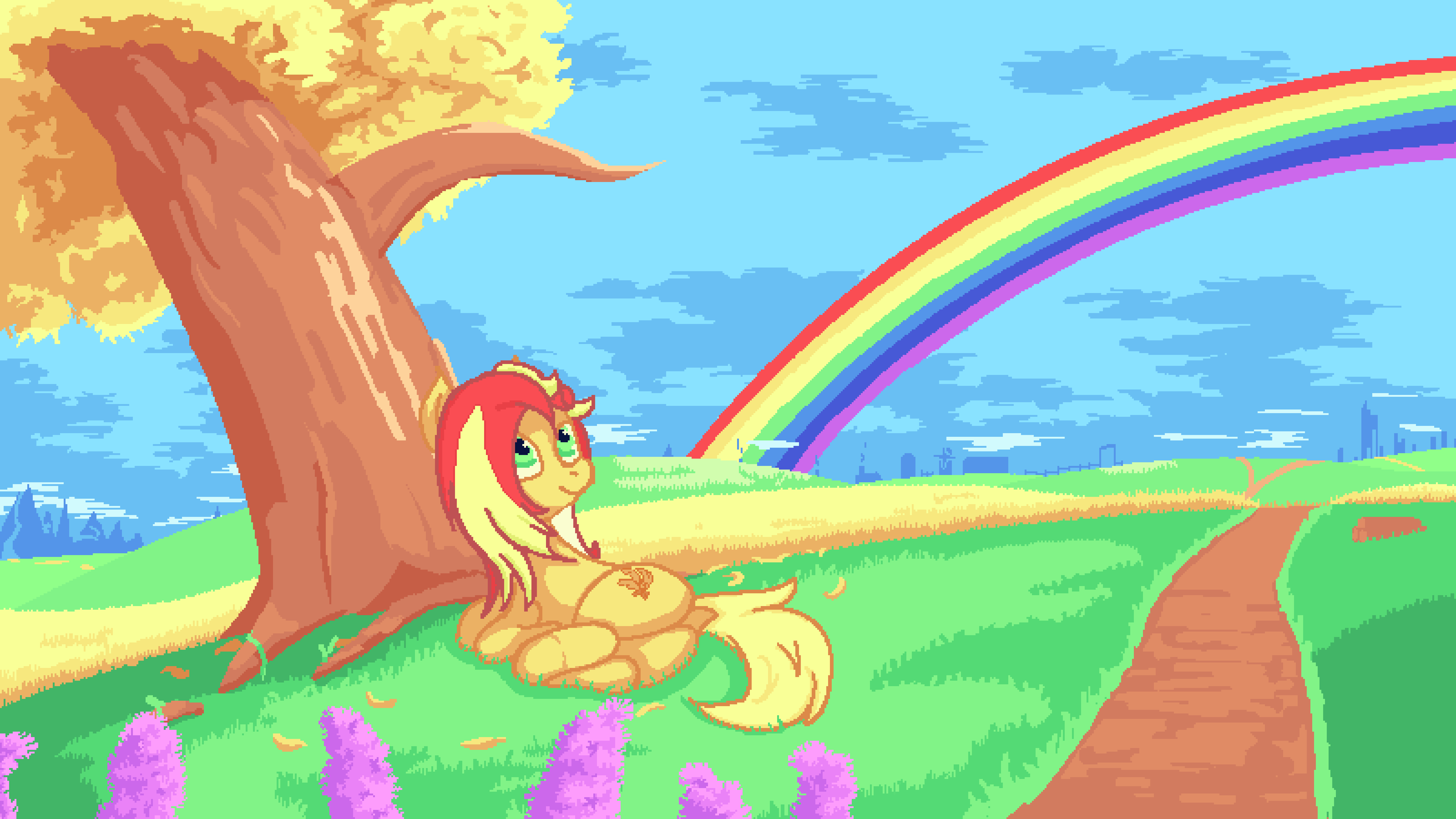 #3649795 - safe, artist:bilivrayka, oc, oc only, oc:great wheat, earth ...