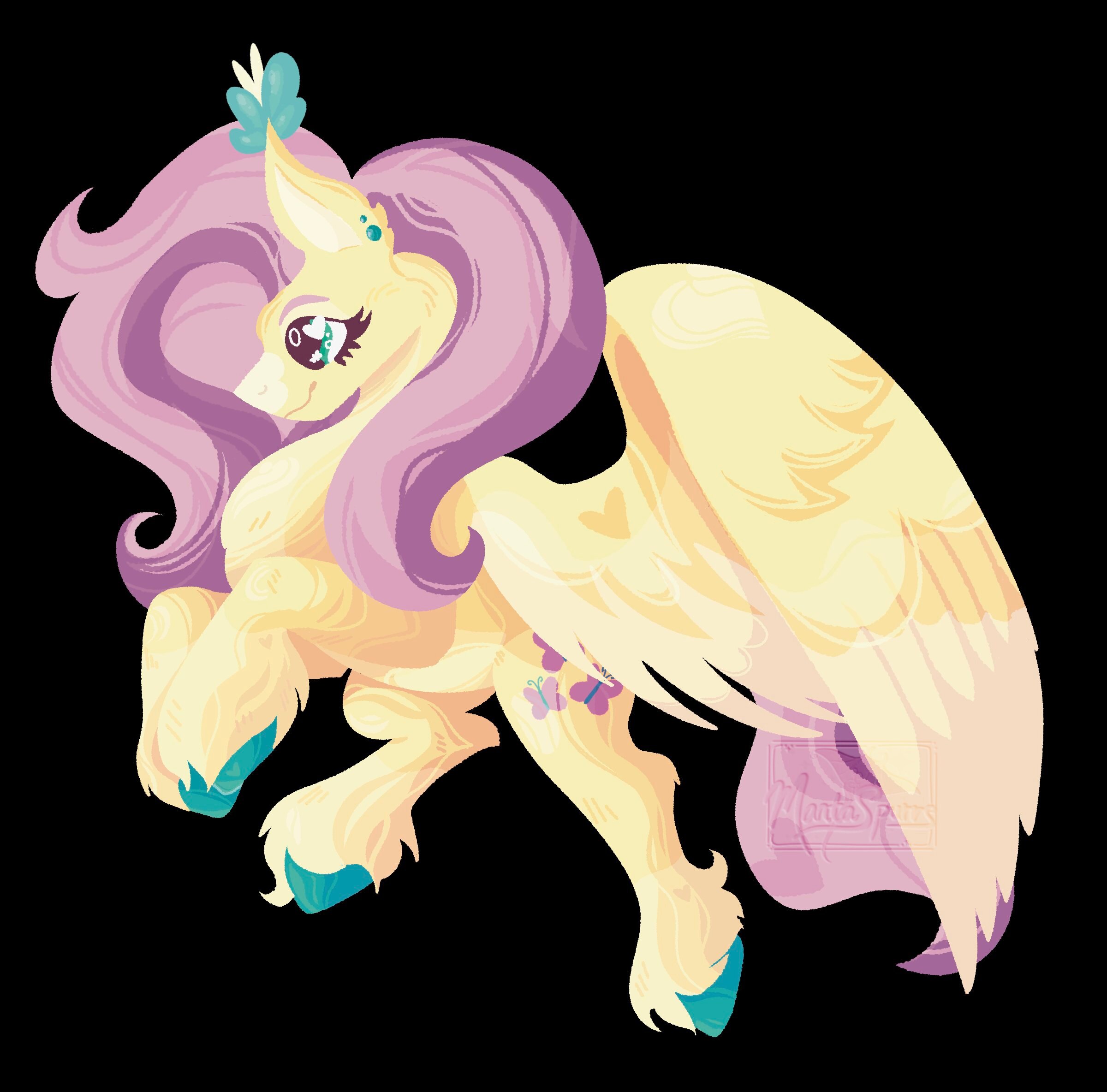 Code Backgrpound #3902095 - safe, artist:mantaspurrs, fluttershy, pegasus, pony, g4 ...