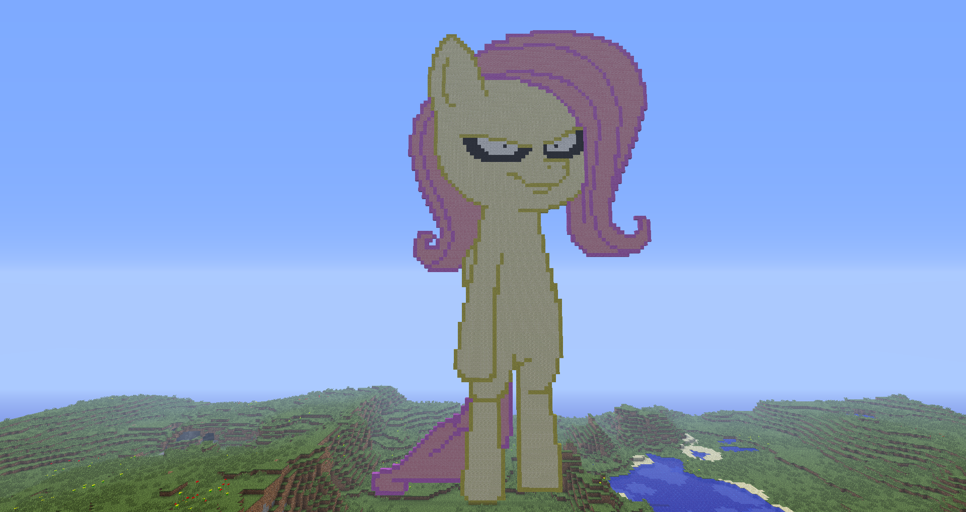 #116916 - safe, artist:cheezsnax, fluttershy, pony, .mov, shed.mov ...