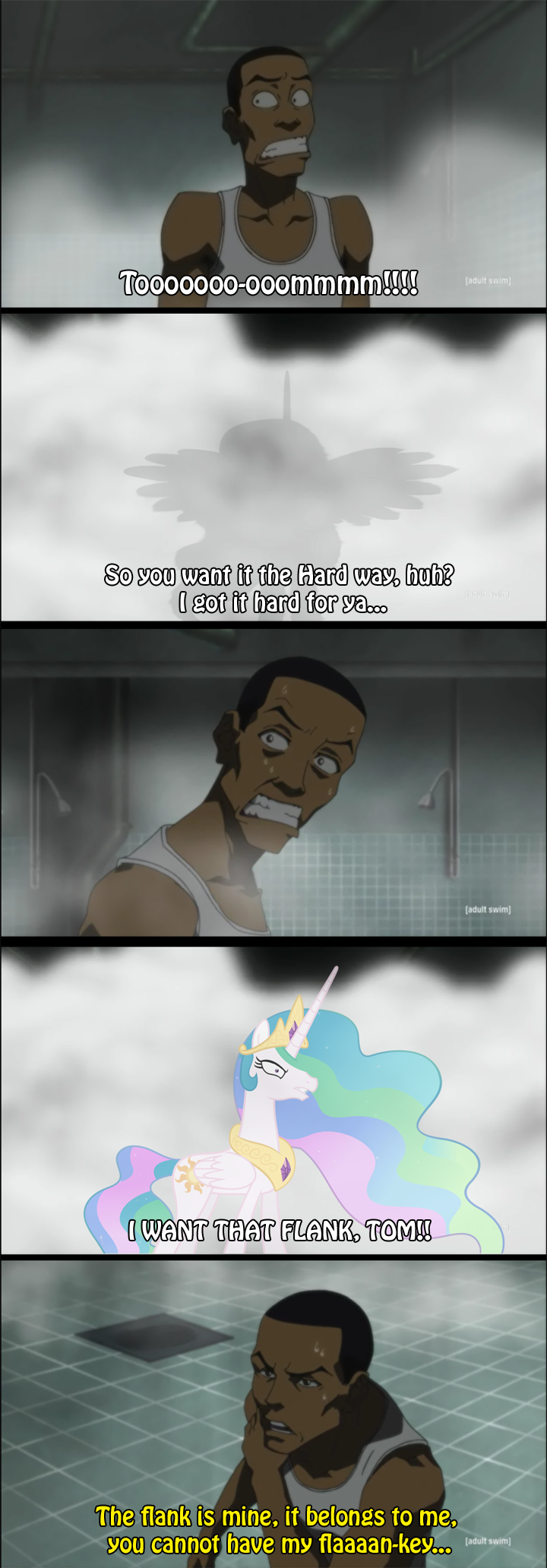 Boondocks. Molestia, the booty warrior. Crossovers Fimfiction
