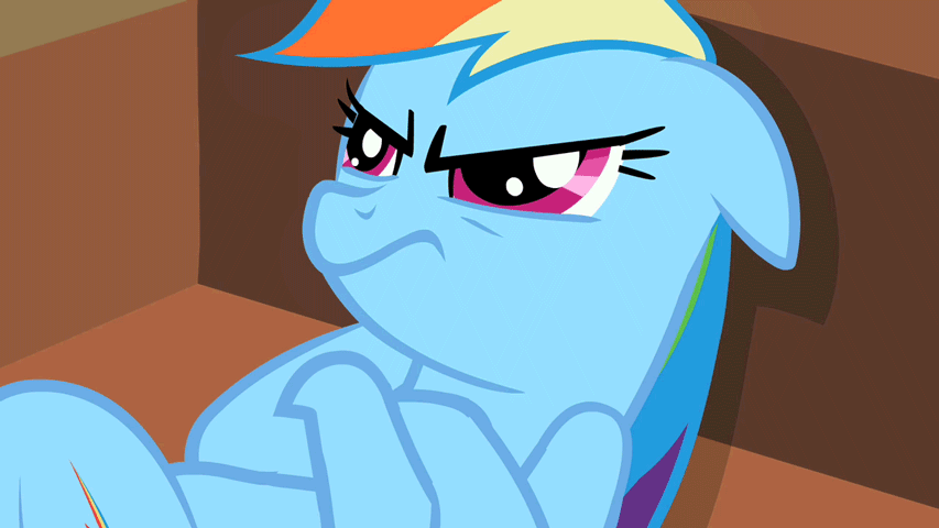 32266__safe_screencap_rainbow+dash_the+mysterious+mare+do+well_animated_box_grumpy_mad_solo.gif