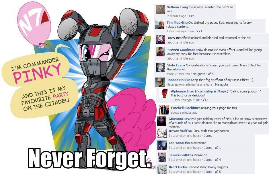 #84187 - safe, pinkie pie, anti-brony, butthurt, facebook, hater, mass ...