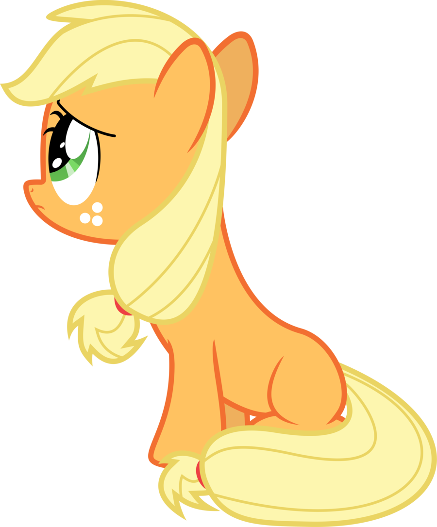 mlp applejack filly