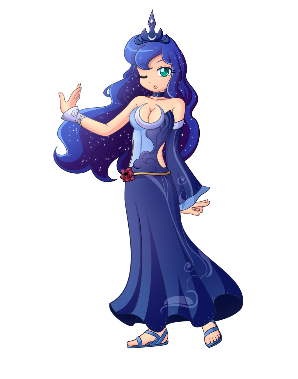 89893 Safe Artistangriestangryartist Princess Luna Human G4