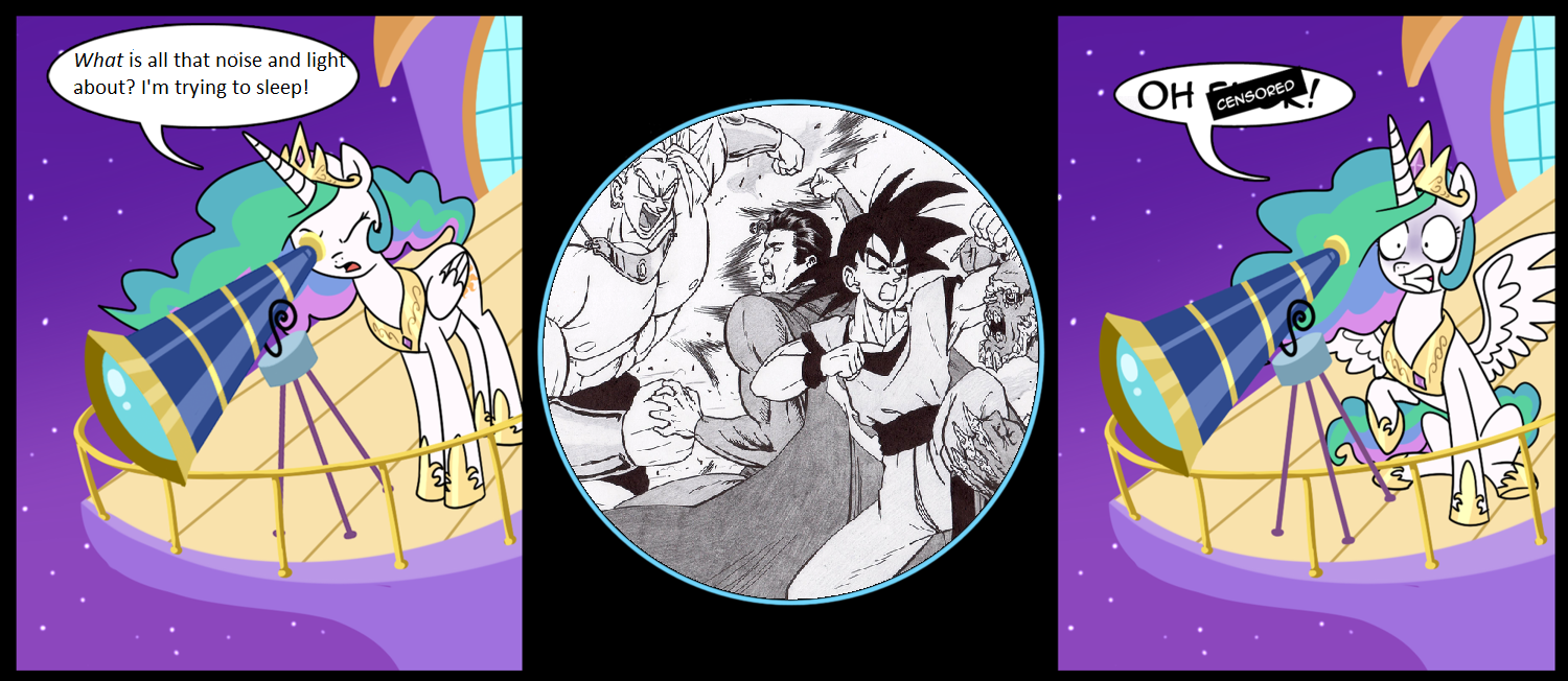 #213940 - safe, princess celestia, broly, doomsday, dragon ball, dragon ...