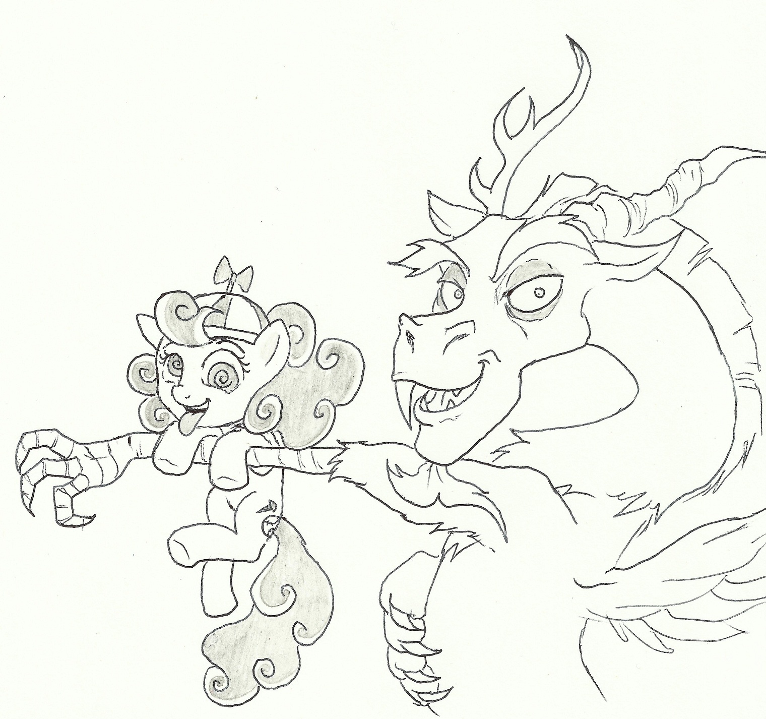 #200297 - safe, artist:joelashimself, discord, screwball - Derpibooru