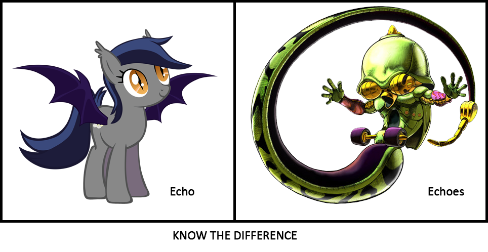 #494732 - bat pony, comparison, echoes, jojo's bizarre 