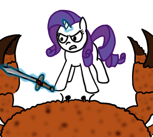Mlp Rarity Fighting Rarity argues with a Pony against Pony and Alien Crab partnerships ...