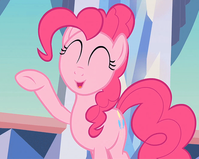264221 animated, pinkie pie, raspberry, safe Derpibooru