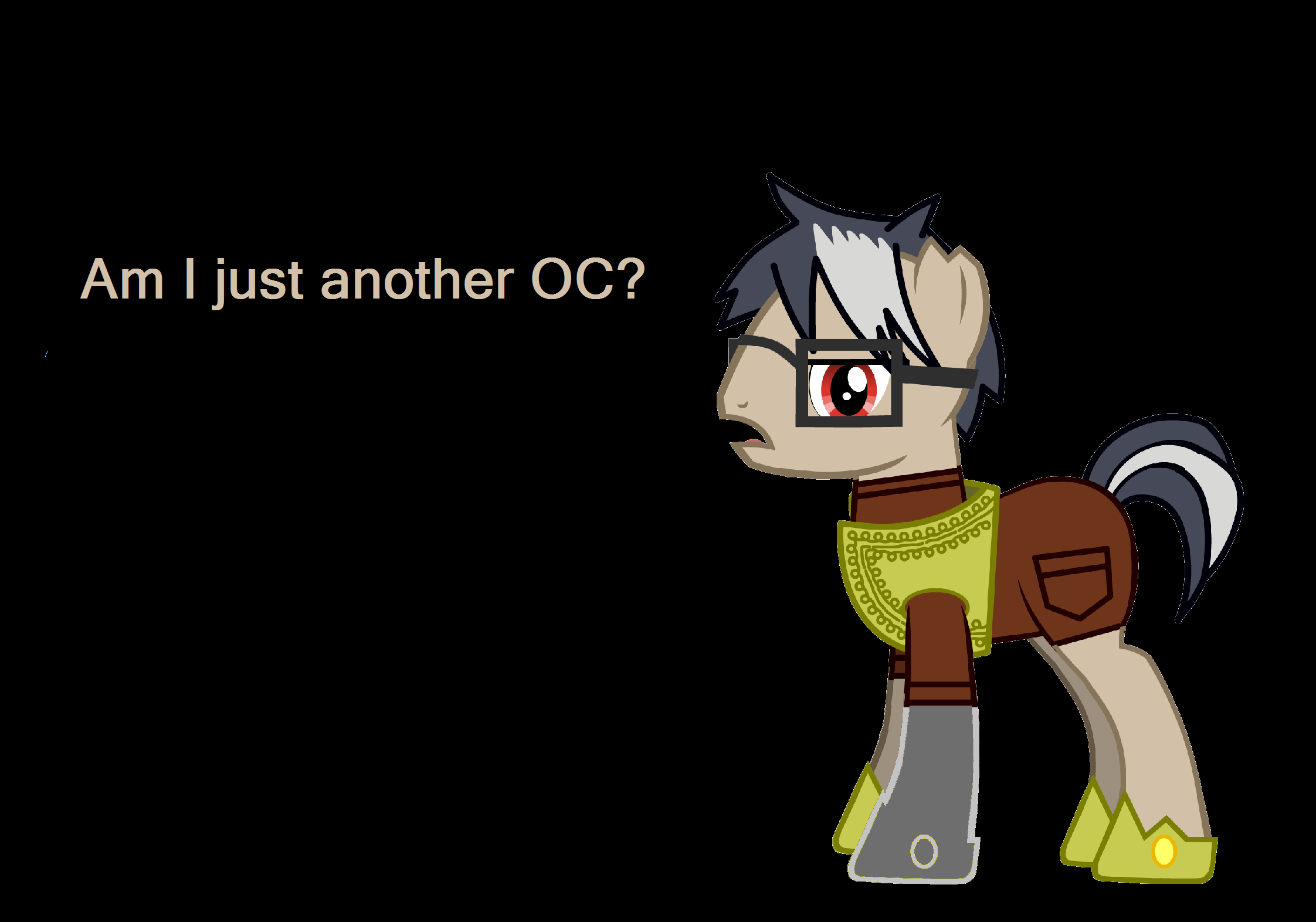 pony with prothesis pony with prothesis