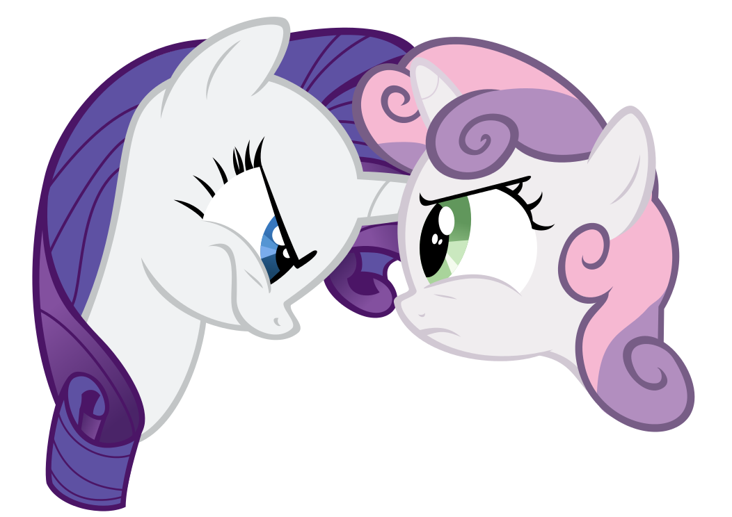#310199 - safe, artist:thestorm117, rarity, sweetie belle, angry ...