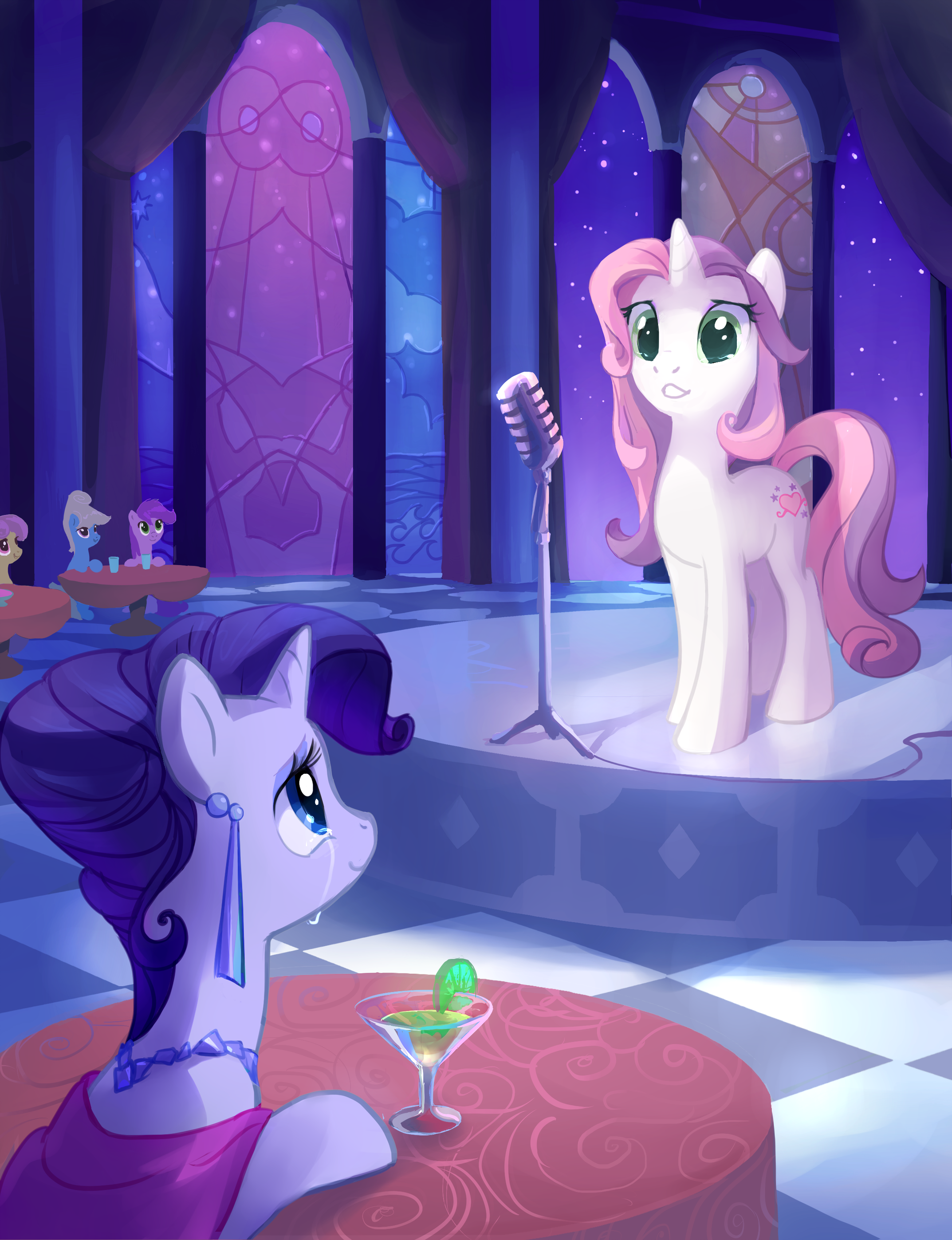 383762__dead+source_safe_artist-colon-tomatocoup_rarity_scootaloo_sweetie+belle_pony_unicorn_alternate+cutie+mark_alternate+hairstyle_bipedal+leaning_canterlot.png