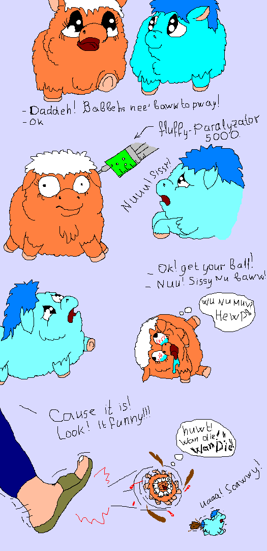 419257 grimdark, artistartistkun, fluffy pony, abuse, comic, crying, fluffy pony foals