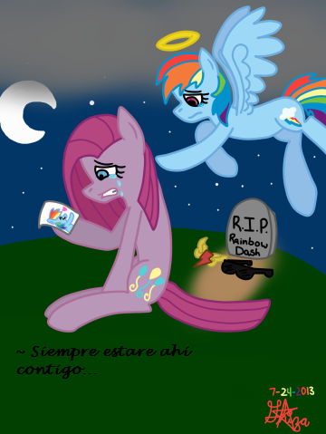 dead rainbow dash vs pinkamena