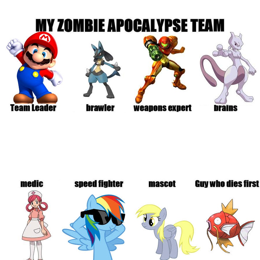 my zombie apocalypse team maker