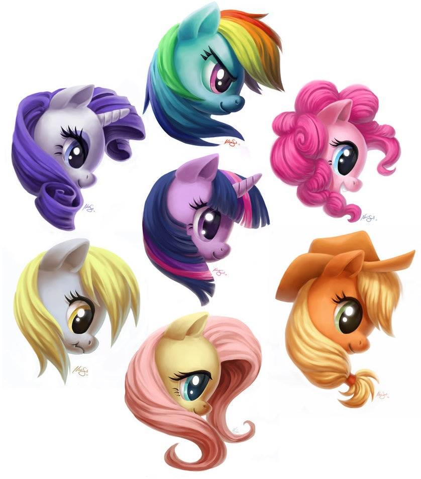 Safe Artist Nattypants Applejack Derpy Hooves Fluttershy