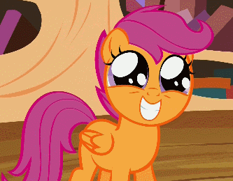 Take these broken wings and learn to fly: S4 Pony Discussion (Screened episodes only) - Page 2 559057__safe_solo_animated_scootaloo_screencap_cute_smile_adorable_adorable+as+fuck_loop