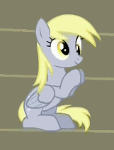 Take these broken wings and learn to fly: S4 Pony Discussion (Screened episodes only) - Page 3 588226__safe_solo_animated_derpy+hooves_screencap_smile_sitting_loop_spoiler-colon-s04e20_leap+of+faith