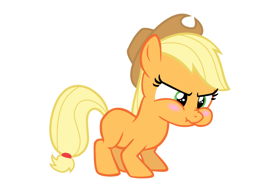https://derpicdn.net/img/view/2014/7/4/666933__safe_solo_applejack_blushing_vector_cute_filly_younger_frown_scrunchy+face.png