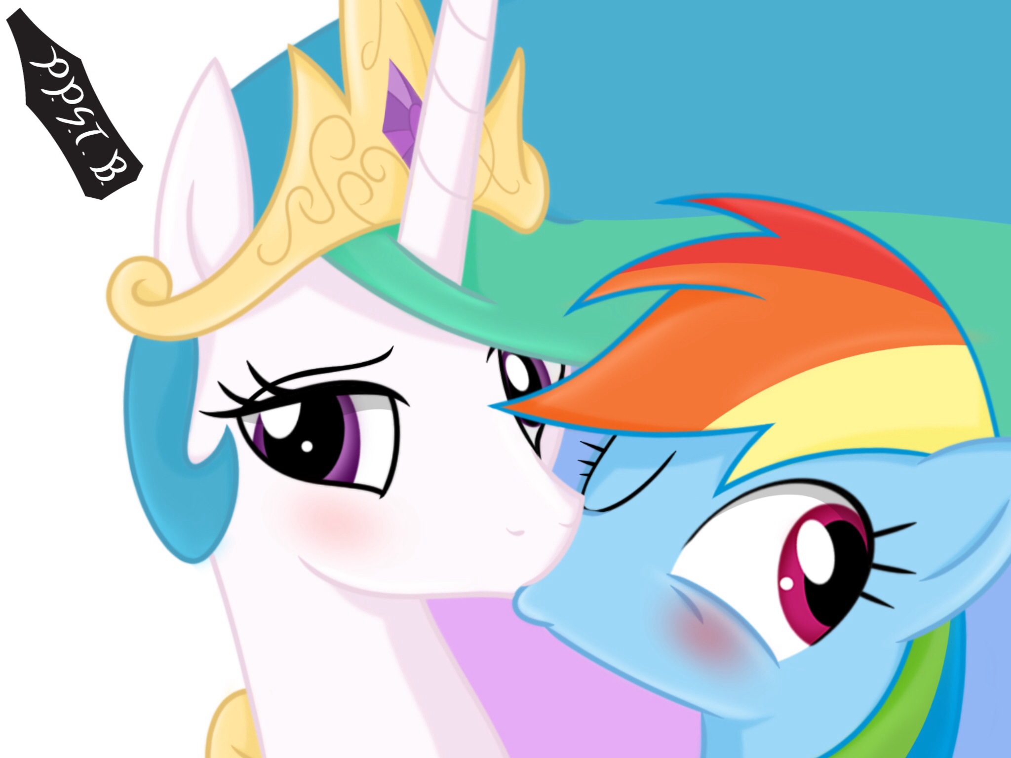 Rainbow Dash And Princess Celestia