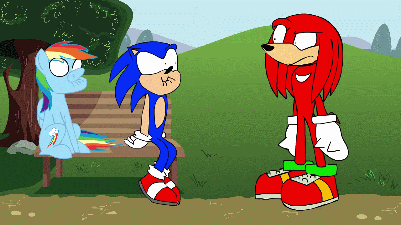 #719067 - animated, artist:animatedjames, faic, knuckles 