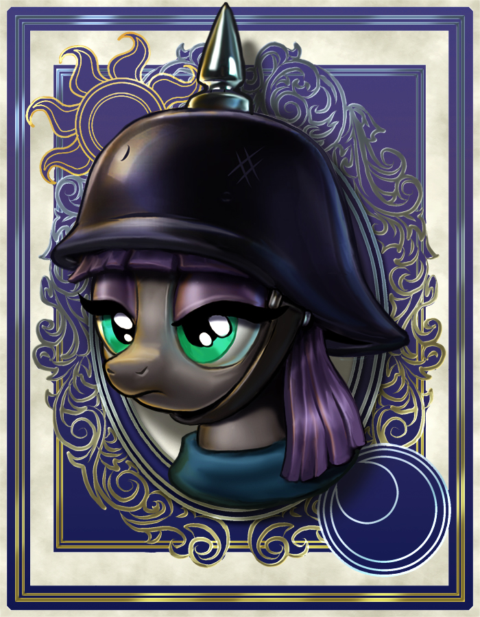 [Obrazek: 719893__safe_solo_portrait_maud+pie_helm...traits.jpg]