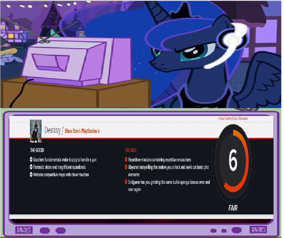 #721827 - safe, princess luna, gamer luna, g4, destiny (video game ...