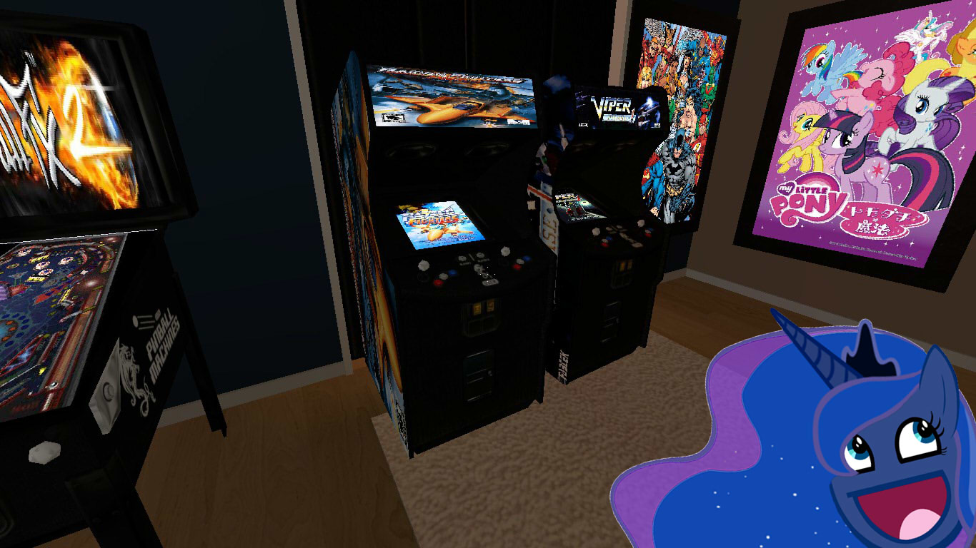 #723932 - safe, princess luna, gamer luna, anarchy arcade, arcade ...