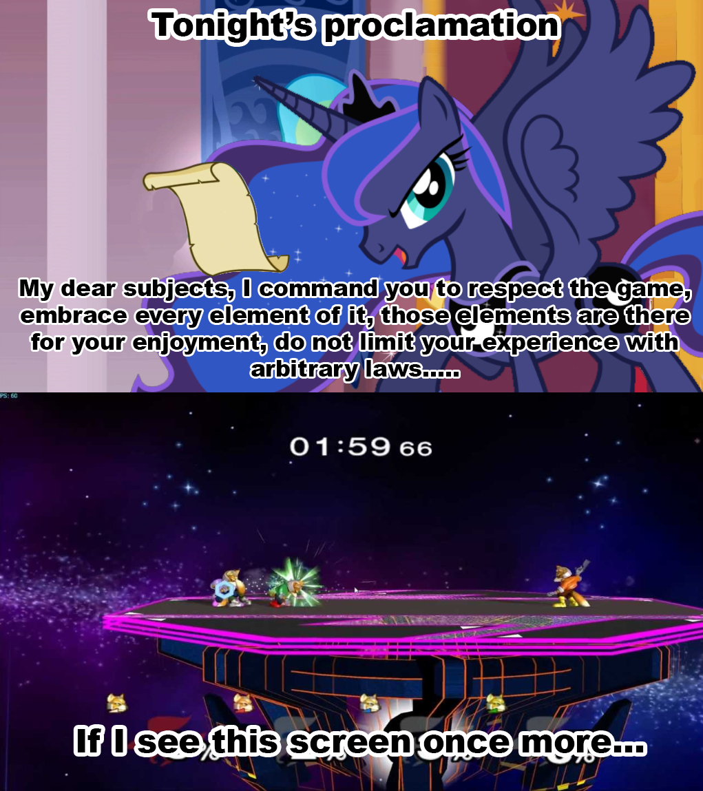 #724928 - safe, princess luna, gamer luna, g4, final destination, fox ...