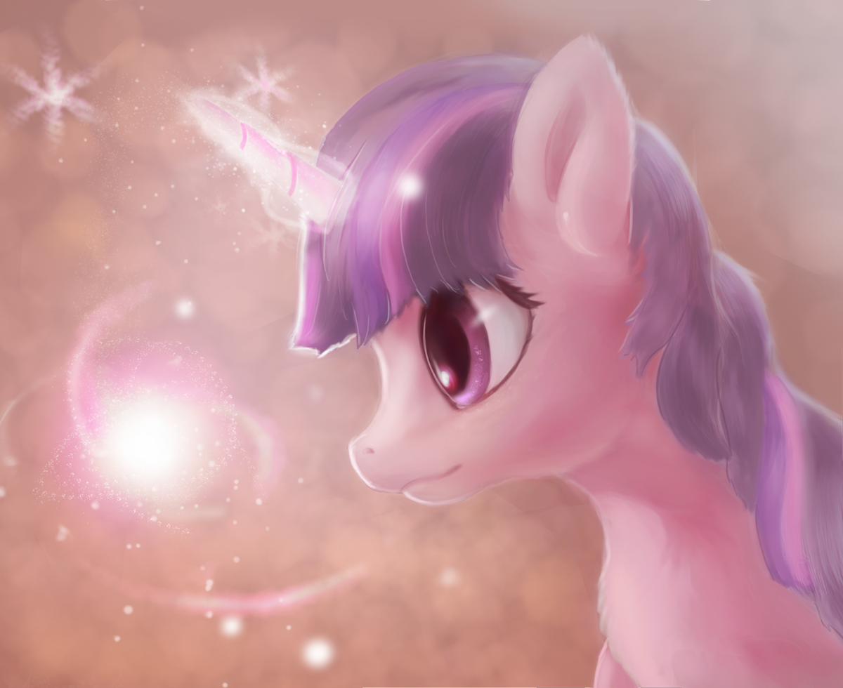 Safe Artist Rodrigues Twilight Sparkle Female Magic Solo Derpibooru