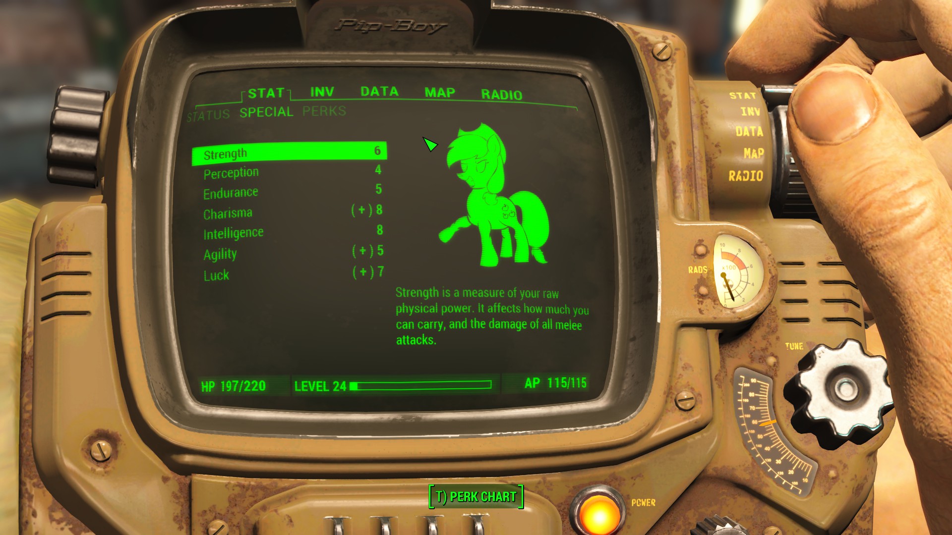 #1023318 - safe, applejack, g4, fallout, fallout 4, mod, pipboy ...
