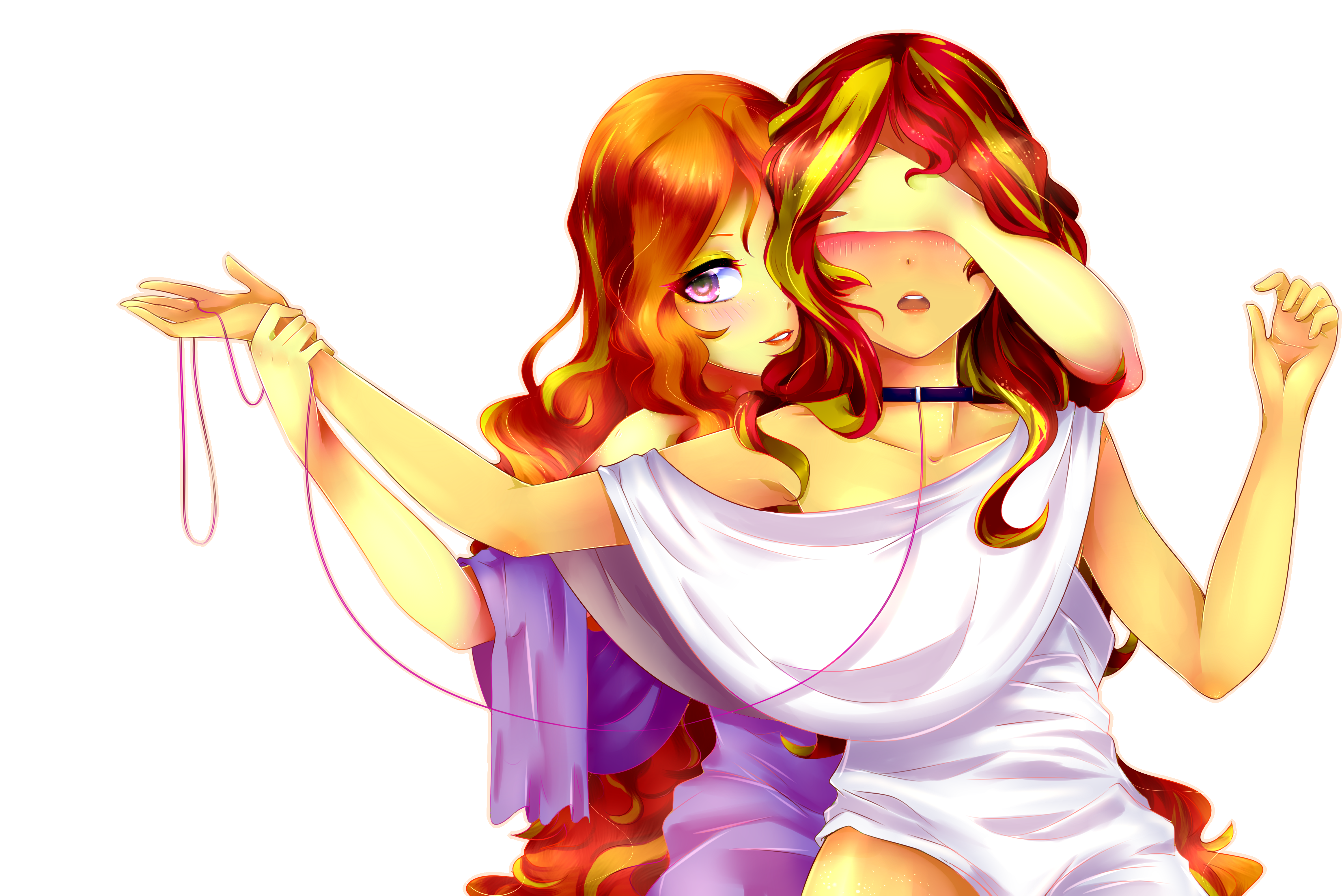 1051735 Suggestive Artist Silvertrash Adagio Dazzle Sunset