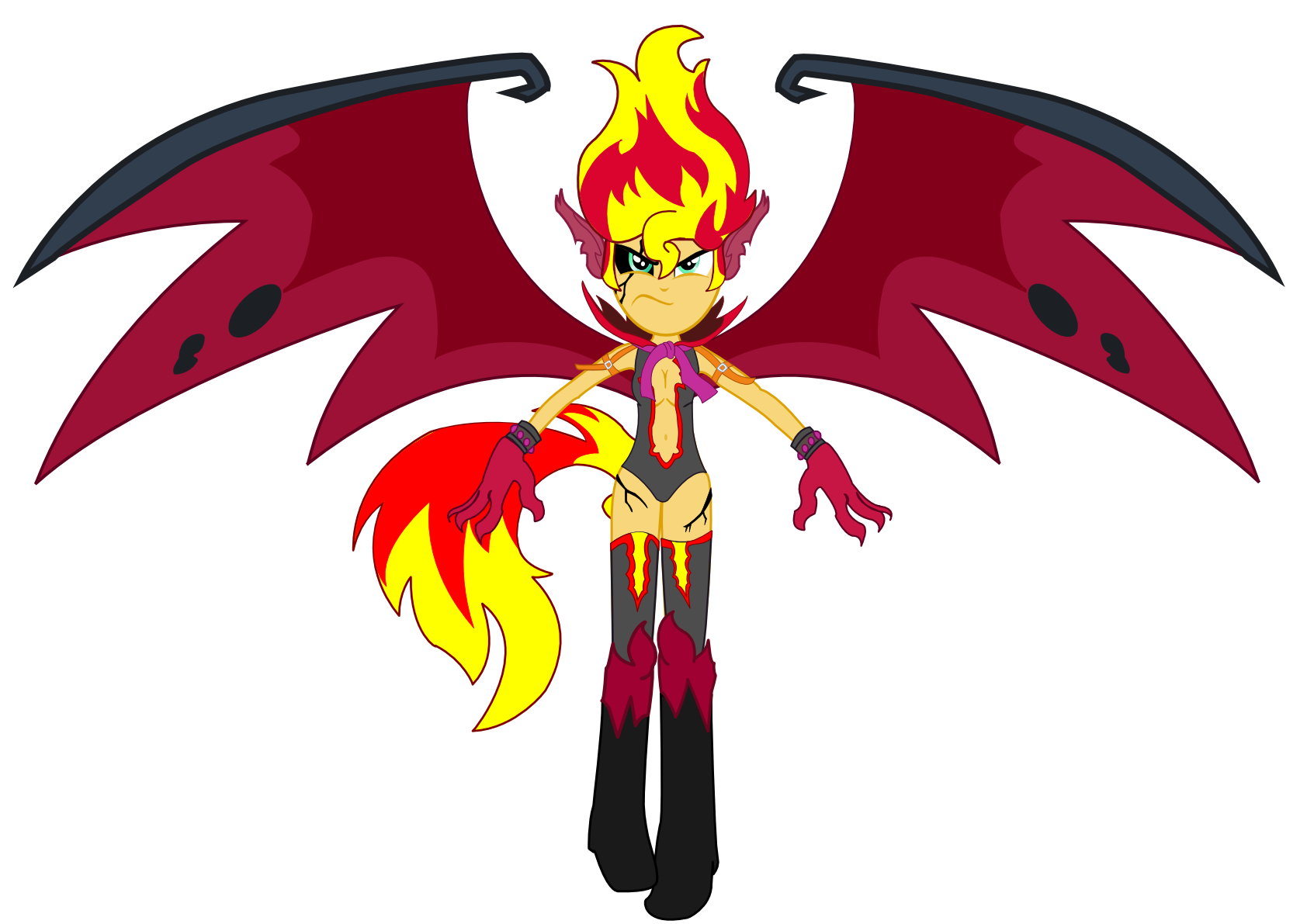 Safe Artist Lifes Remedy Sunset Shimmer Equestria Girls