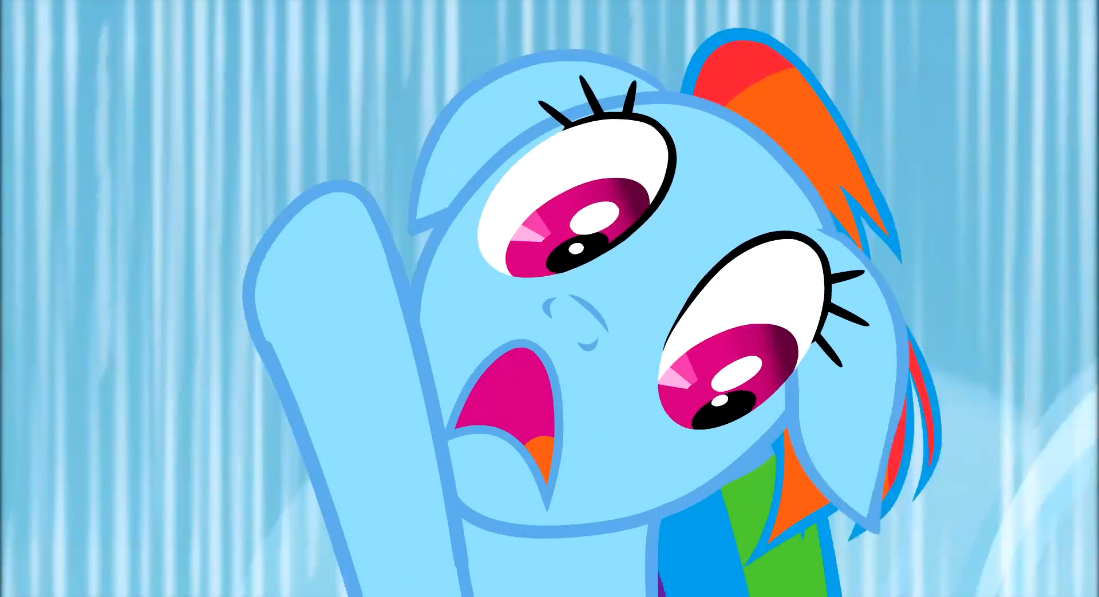 Safe Screencap Rainbow Dash Sonic Rainboom Episode Female Solo Derpibooru