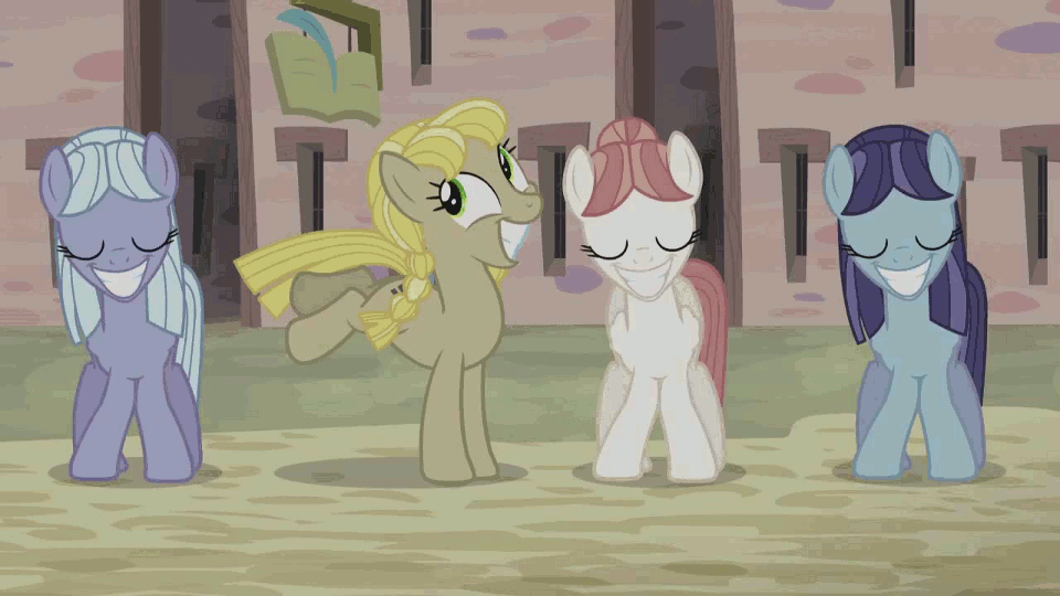 [UPDATE] Season 5 Comming Out! (Spoilers) 842967__safe_animated_screencap_smile_eyes+closed_grin_dancing_spoiler-colon-s05_bucking_equal+cutie+mark