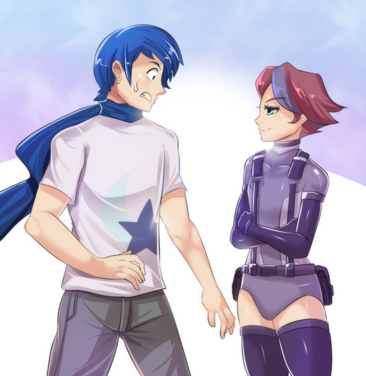 Pinwheel Human #892833 - safe, artist:freedomthai, oc, oc only, oc:dizzy pen, oc:dizzy ...