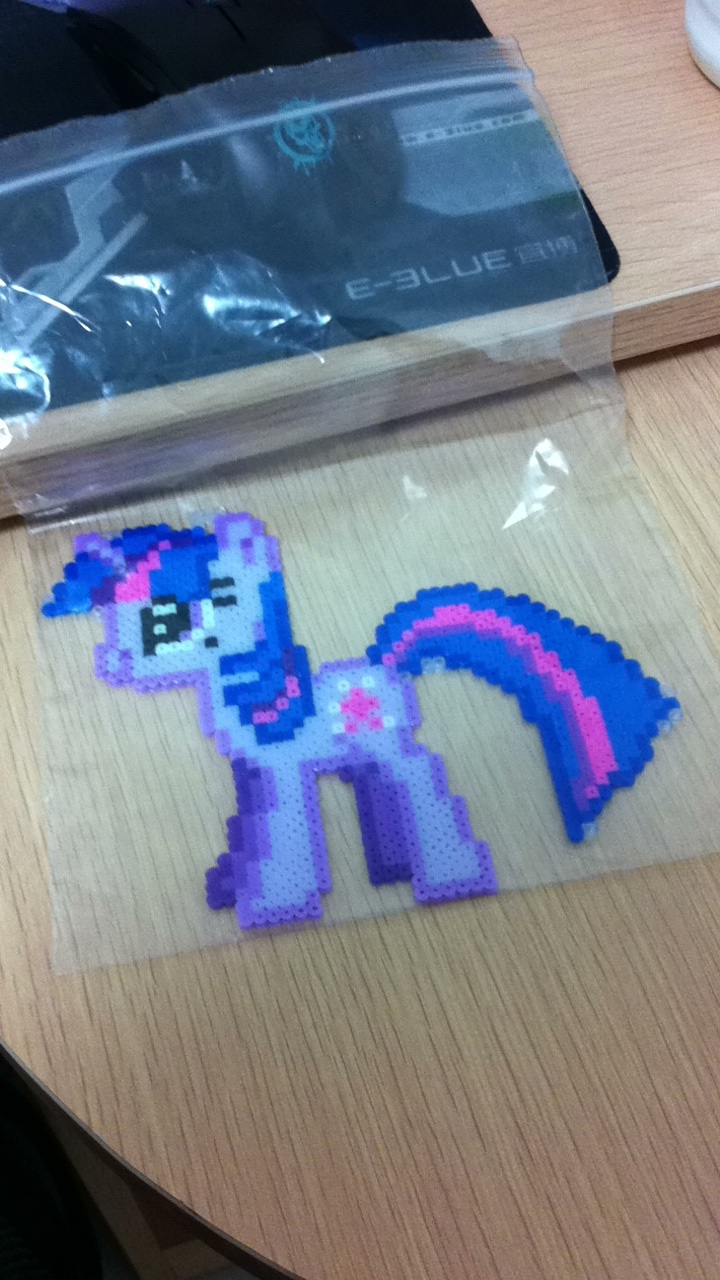 #895189 - safe, artist:2ju, twilight sparkle, perler beads - Derpibooru