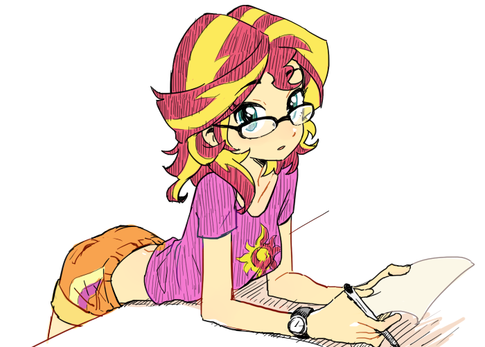 Avatar change - Page 10 903915__safe_solo_equestria+girls_cute_upvotes+galore_glasses_sunset+shimmer_rainbow+rocks_midriff_adorasexy
