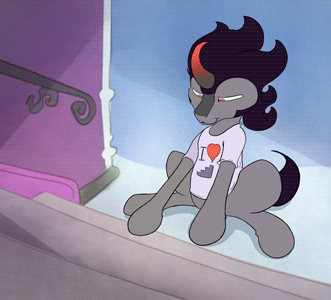 954539__safe_solo_animated_king+sombra_artist-colon-pikapetey_stairs_ponies+the+anthology+v_a+heart+for+sweetie+belle_that+pony+sure+does+love+stairs.gif