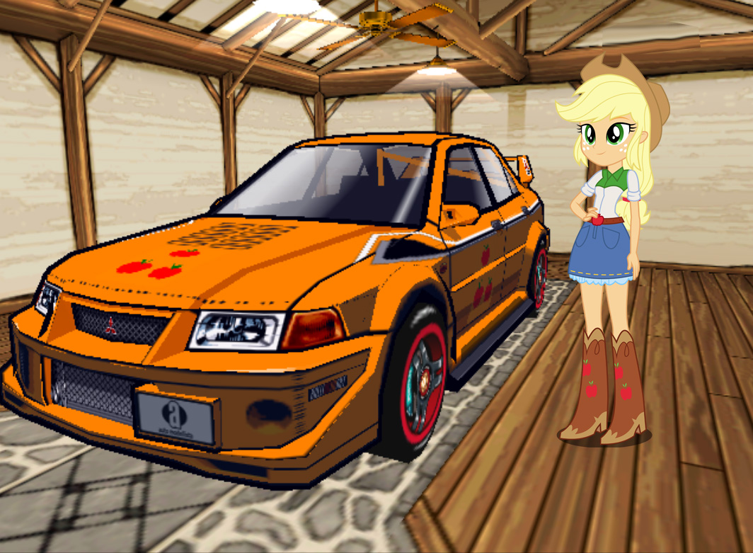 #1075558 - safe, applejack, equestria girls, g4, auto modelista, car ...