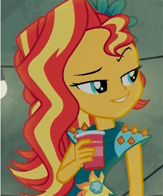 1263687__safe_solo_equestria+girls_screencap_animated_sunset+shimmer_spoiler-colon-legend+of+everfree_legend+of+everfree_eyebrow+wiggle.gif