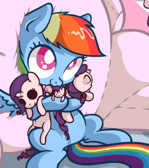 1316615__safe_solo_rainbow+dash_rarity_s