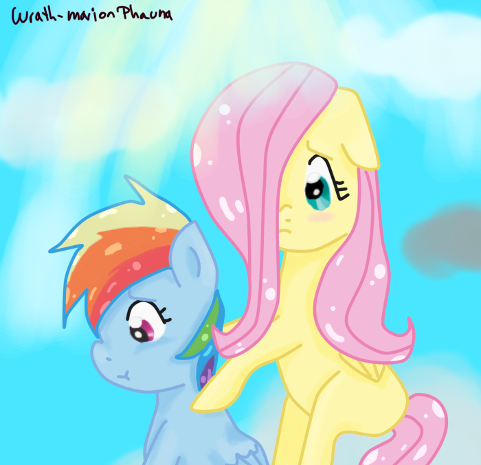 Safe Artist Wrath Marionphauna Fluttershy Rainbow Dash G Derpibooru