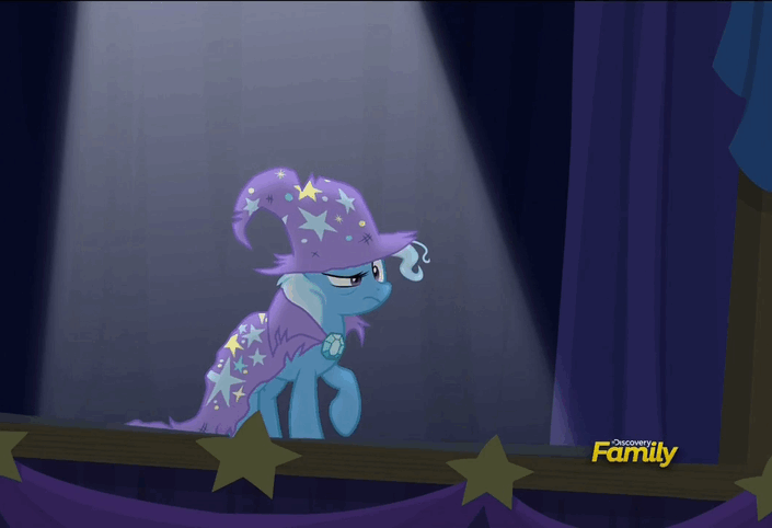 1144444__safe_solo_clothes_meme_animated_trixie_text_caption_discovery+family+logo_torn+clothes.gif