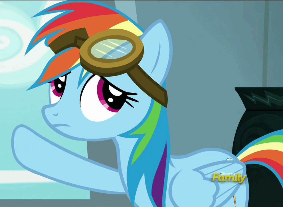 rainbow dash goggles
